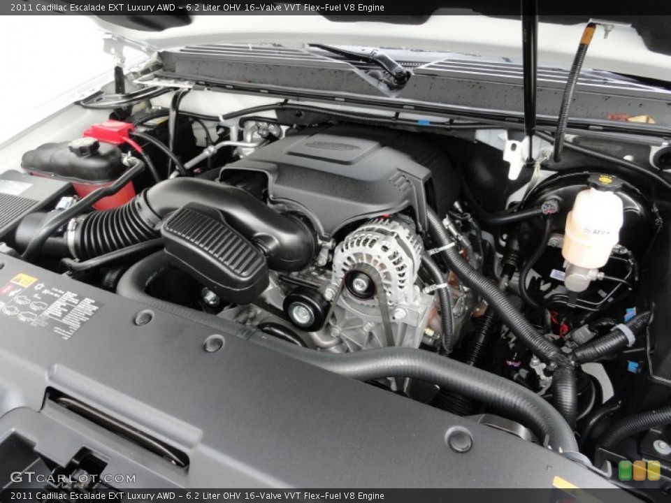 6.2 Liter OHV 16-Valve VVT Flex-Fuel V8 Engine for the 2011 Cadillac Escalade #54657522
