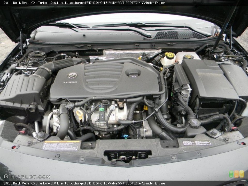 2.0 Liter Turbocharged SIDI DOHC 16-Valve VVT ECOTEC 4 Cylinder Engine for the 2011 Buick Regal #54662037