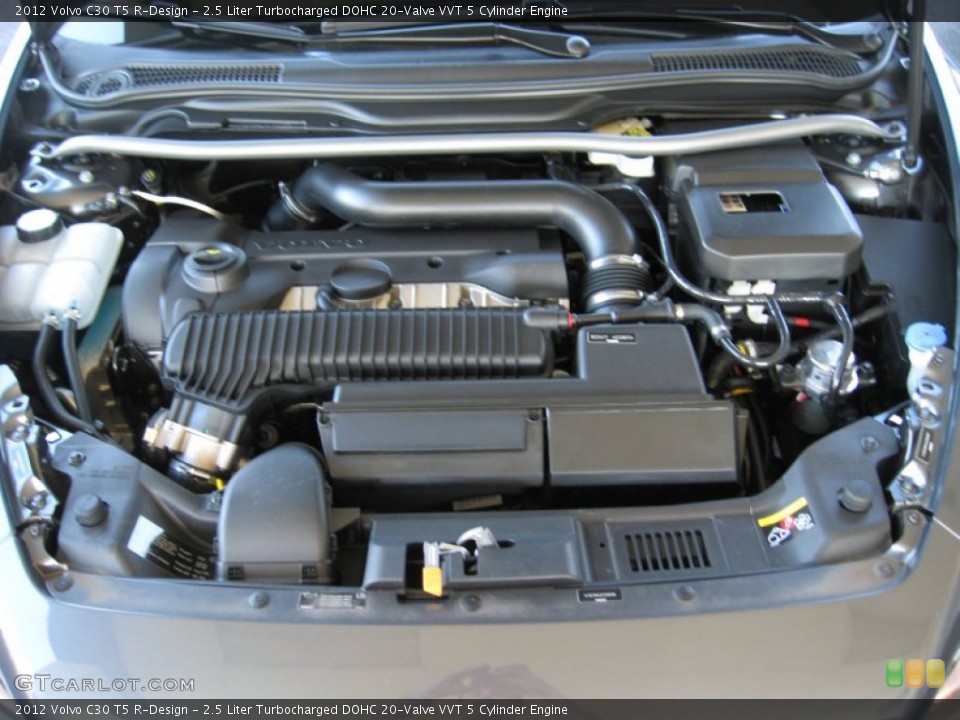 2.5 Liter Turbocharged DOHC 20-Valve VVT 5 Cylinder Engine for the 2012 Volvo C30 #54662505
