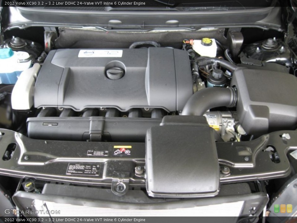 3.2 Liter DOHC 24-Valve VVT Inline 6 Cylinder 2012 Volvo XC90 Engine