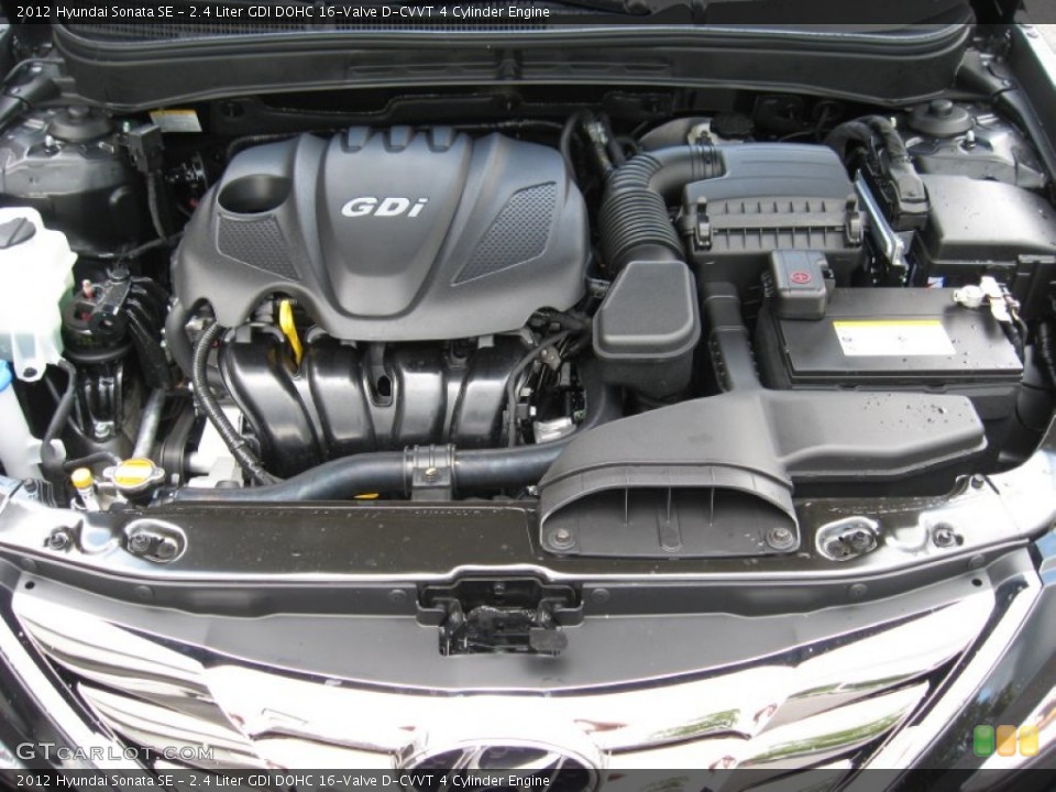 2.4 Liter GDI DOHC 16-Valve D-CVVT 4 Cylinder Engine for the 2012 Hyundai Sonata #54663291
