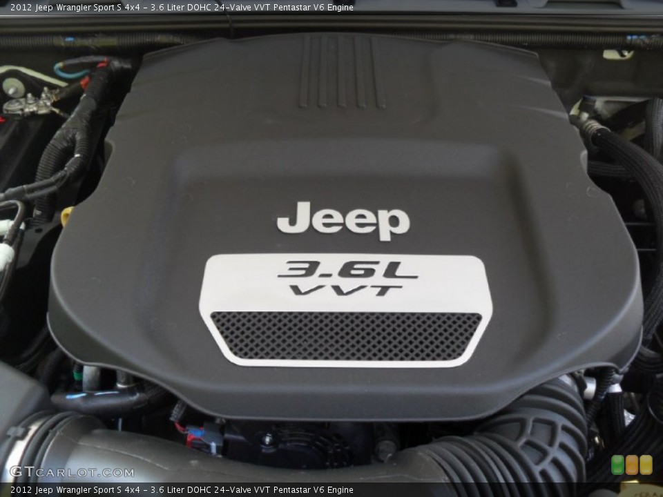 3.6 Liter DOHC 24-Valve VVT Pentastar V6 Engine for the 2012 Jeep Wrangler #54666807