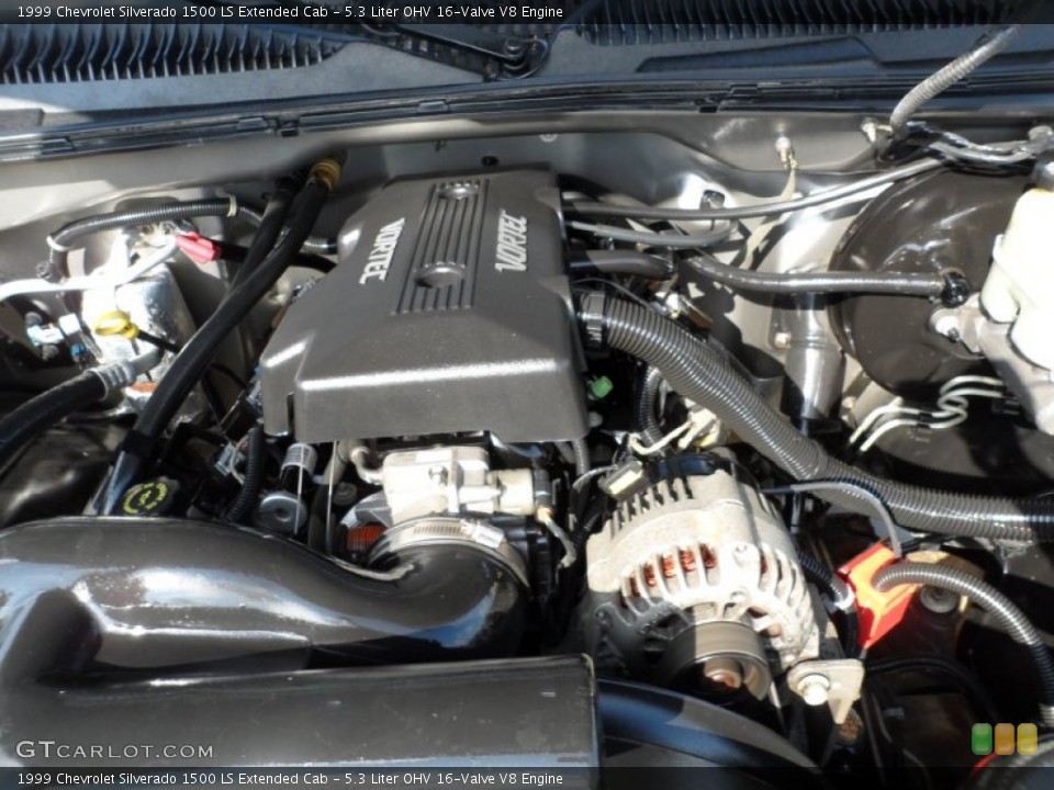 5.3 Liter OHV 16-Valve V8 Engine for the 1999 Chevrolet Silverado 1500 #54676236