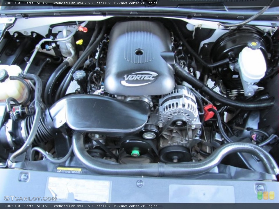 5.3 Liter OHV 16-Valve Vortec V8 Engine for the 2005 GMC Sierra 1500 #54676854