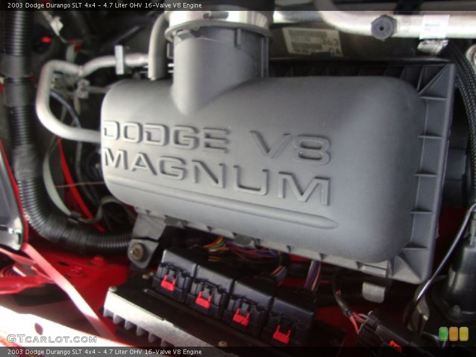 4.7 Liter OHV 16-Valve V8 Engine for the 2003 Dodge Durango #54677222