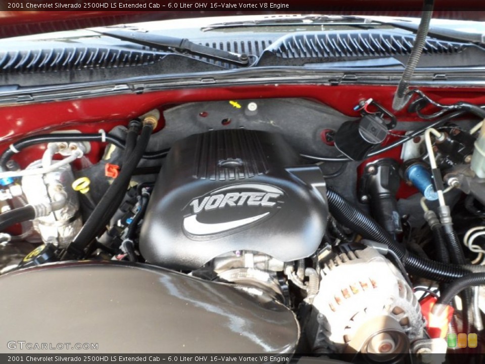 6.0 Liter OHV 16-Valve Vortec V8 Engine for the 2001 Chevrolet Silverado 2500HD #54677466