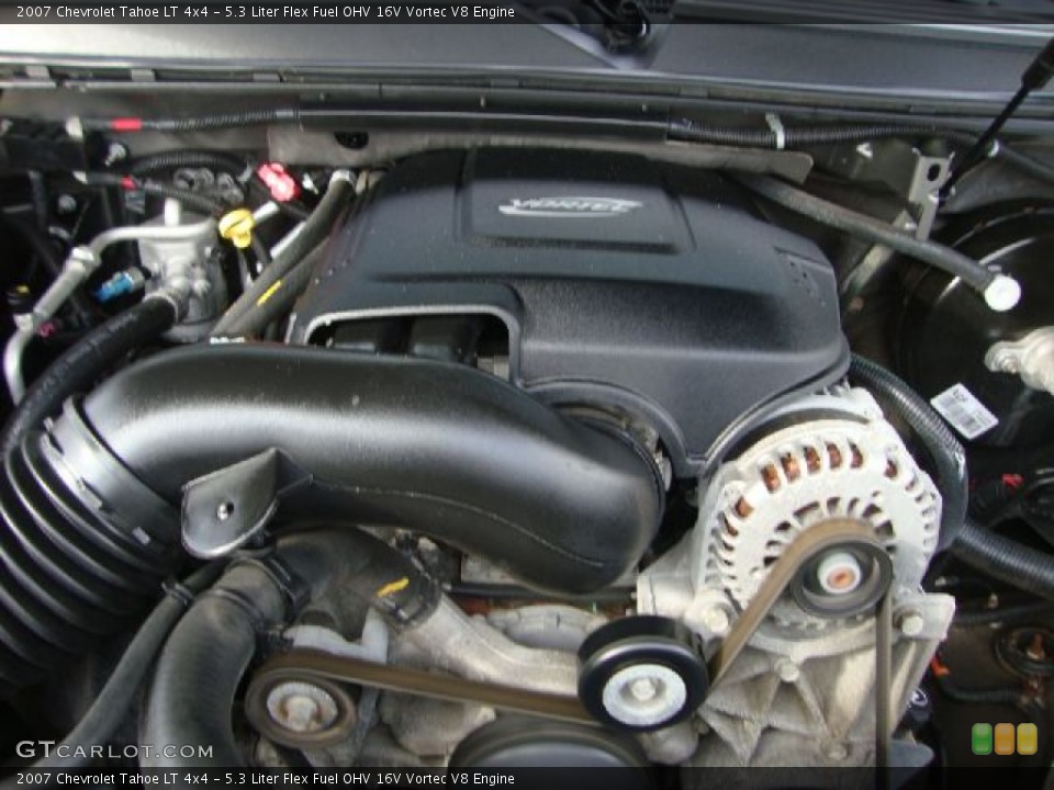 5.3 Liter Flex Fuel OHV 16V Vortec V8 Engine for the 2007 Chevrolet Tahoe #54677580
