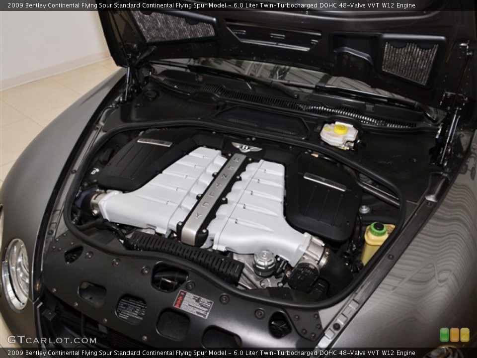 6.0 Liter Twin-Turbocharged DOHC 48-Valve VVT W12 Engine for the 2009 Bentley Continental Flying Spur #54678459
