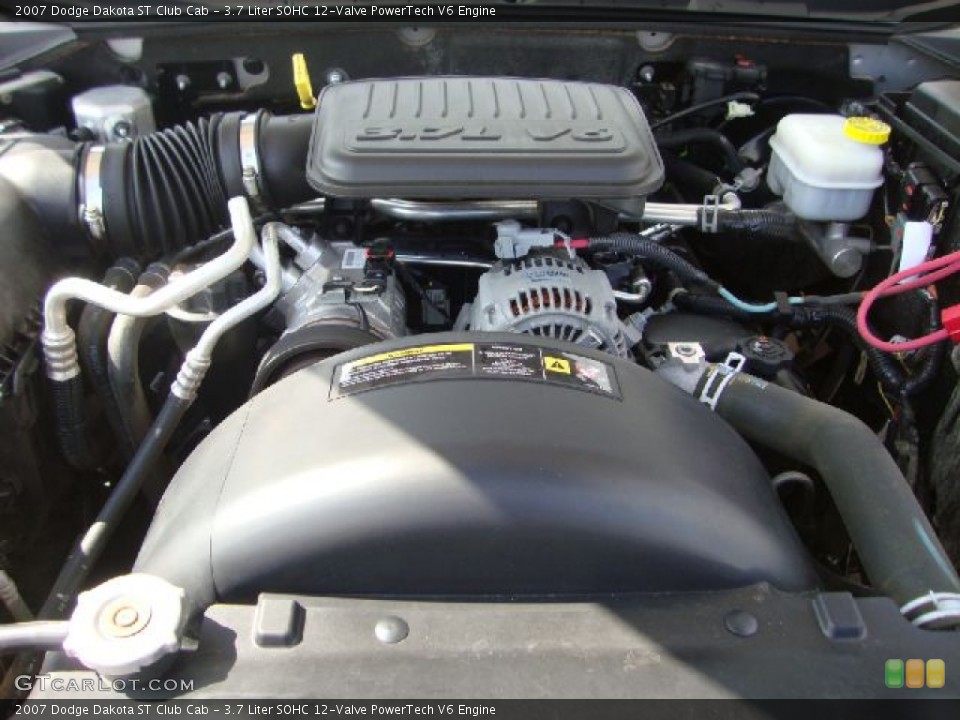 3.7 Liter SOHC 12-Valve PowerTech V6 Engine for the 2007 Dodge Dakota #54678639