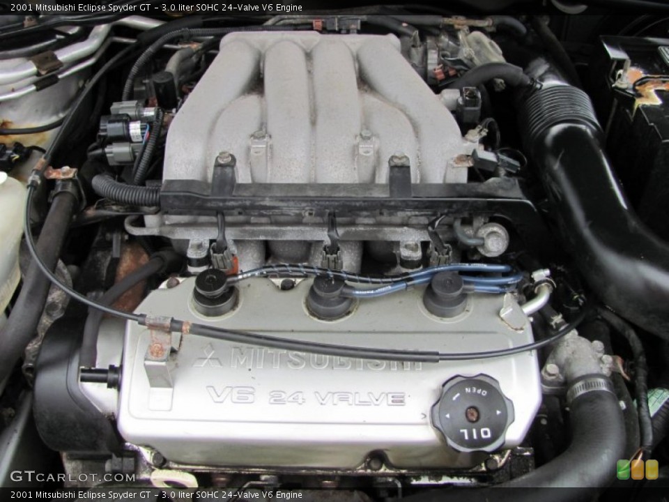 3.0 liter SOHC 24-Valve V6 Engine for the 2001 Mitsubishi Eclipse #54680376