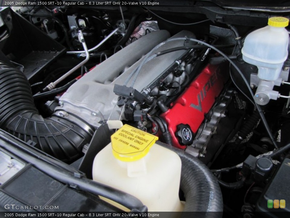 8.3 Liter SRT OHV 20-Valve V10 Engine for the 2005 Dodge Ram 1500 #54681513