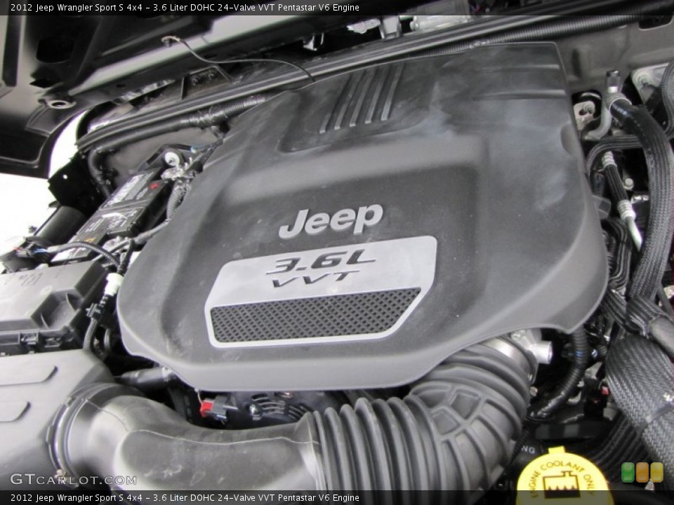 3.6 Liter DOHC 24-Valve VVT Pentastar V6 Engine for the 2012 Jeep Wrangler #54682368
