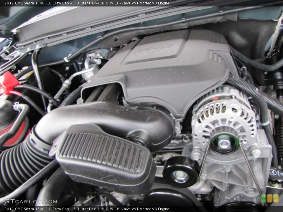 5.3 Liter Flex-Fuel OHV 16-Valve VVT Vortec V8 Engine for the 2012 GMC Sierra 1500 #54683007