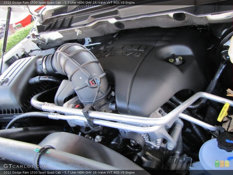 5.7 Liter HEMI OHV 16-Valve VVT MDS V8 Engine for the 2012 Dodge Ram 1500 #54687313