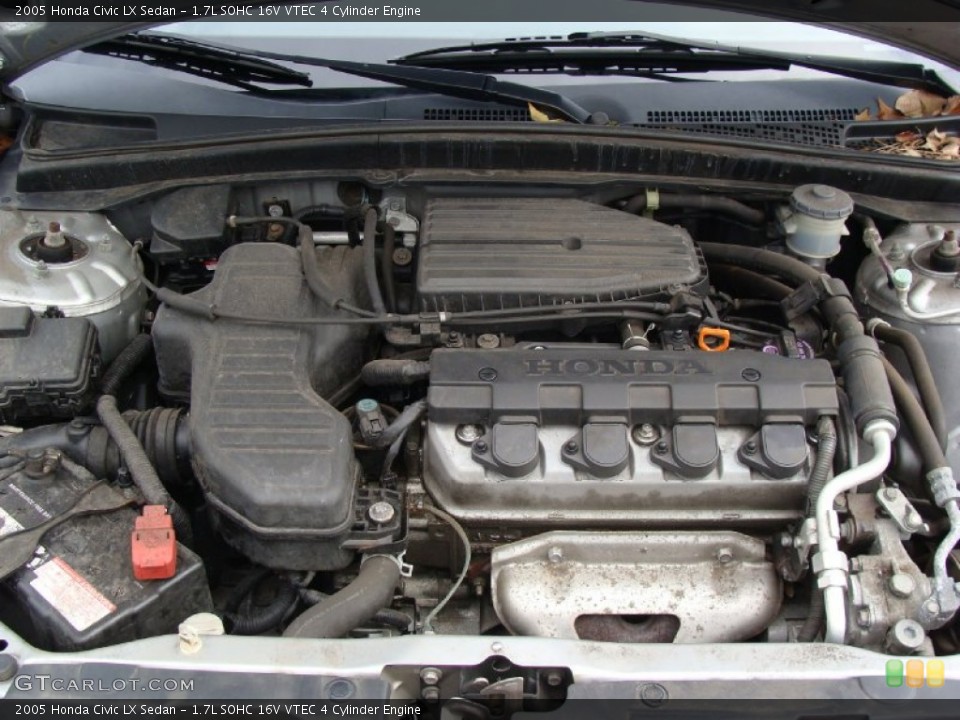 1.7L SOHC 16V VTEC 4 Cylinder Engine for the 2005 Honda Civic #54692296