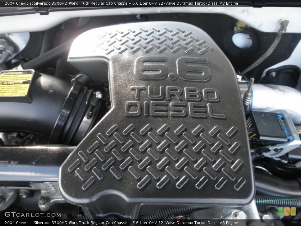 6.6 Liter OHV 32-Valve Duramax Turbo-Diesel V8 Engine for the 2004 Chevrolet Silverado 3500HD #54694702