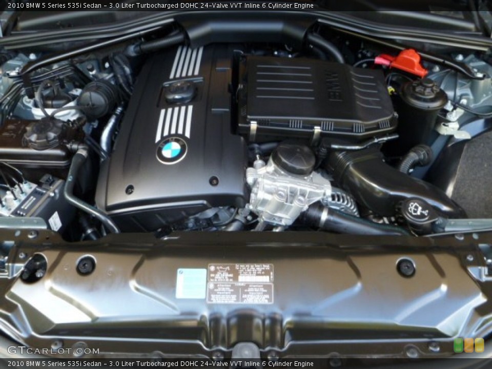 3.0 Liter Turbocharged DOHC 24-Valve VVT Inline 6 Cylinder Engine for the 2010 BMW 5 Series #54698287