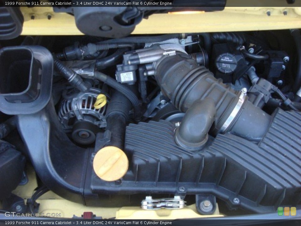 3.4 Liter DOHC 24V VarioCam Flat 6 Cylinder Engine for the 1999 Porsche 911 #54708976