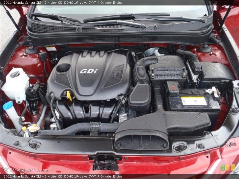 2.4 Liter GDI DOHC 16-Valve CVVT 4 Cylinder Engine for the 2011 Hyundai Sonata #54708999