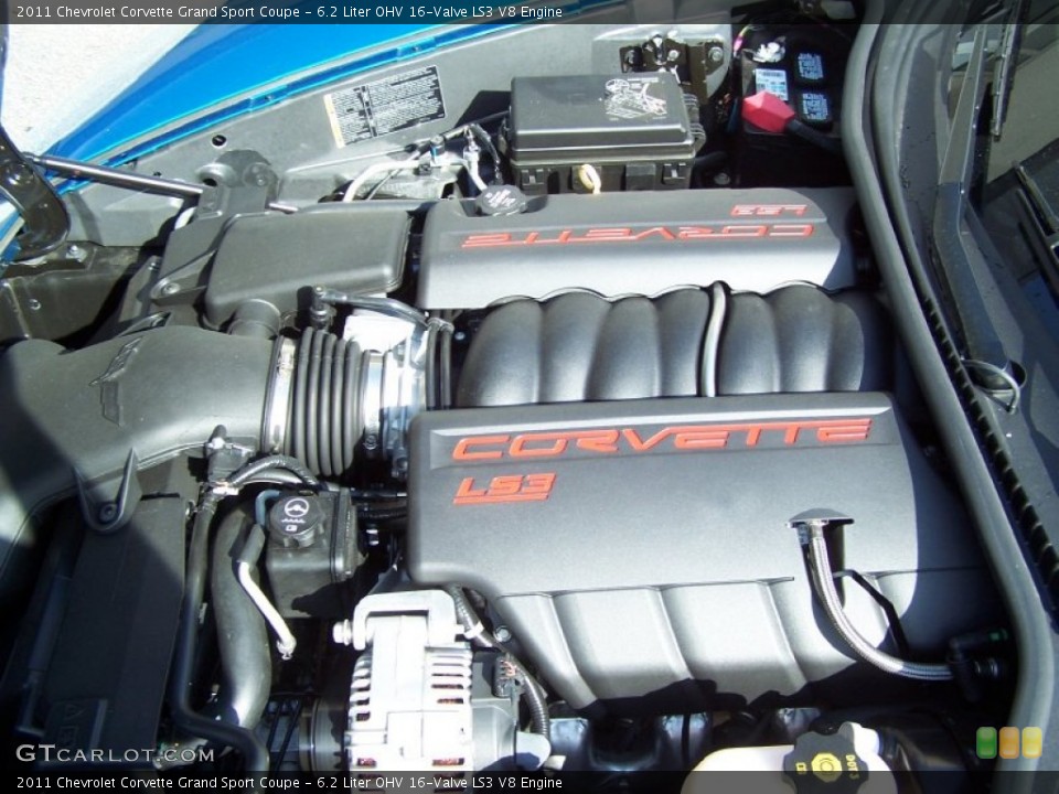 6.2 Liter OHV 16-Valve LS3 V8 Engine for the 2011 Chevrolet Corvette #54711895