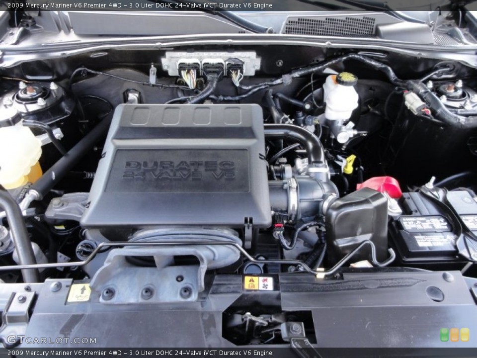3.0 Liter DOHC 24-Valve iVCT Duratec V6 Engine for the 2009 Mercury Mariner #54718919