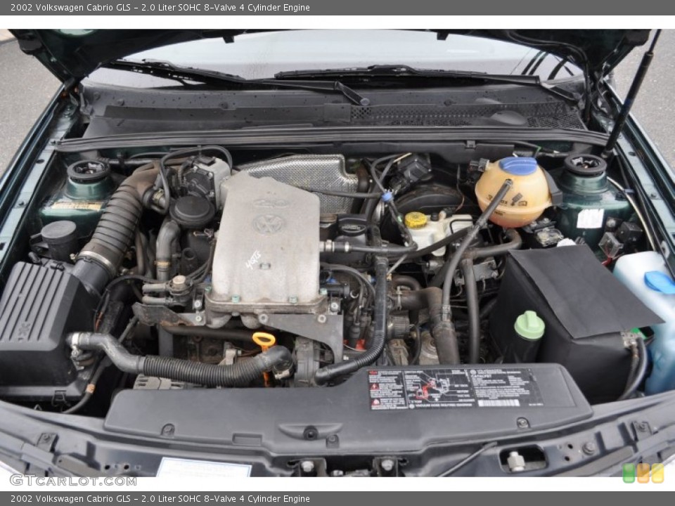 2.0 Liter SOHC 8-Valve 4 Cylinder Engine for the 2002 Volkswagen Cabrio #54719839