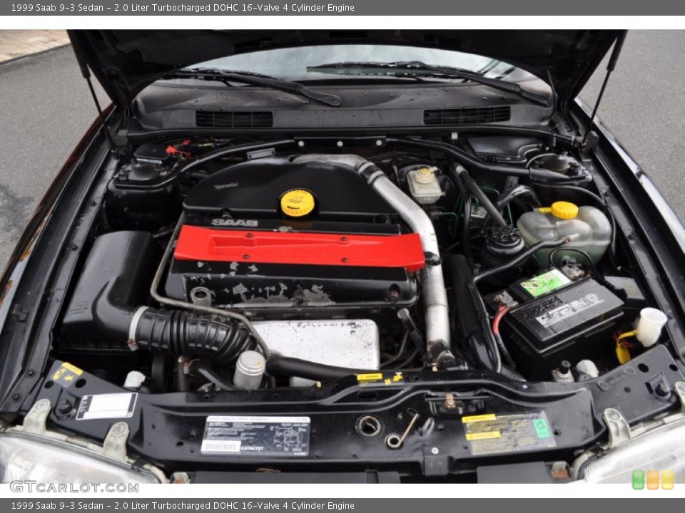2.0 Liter Turbocharged DOHC 16-Valve 4 Cylinder Engine for the 1999 Saab 9-3 #54722461