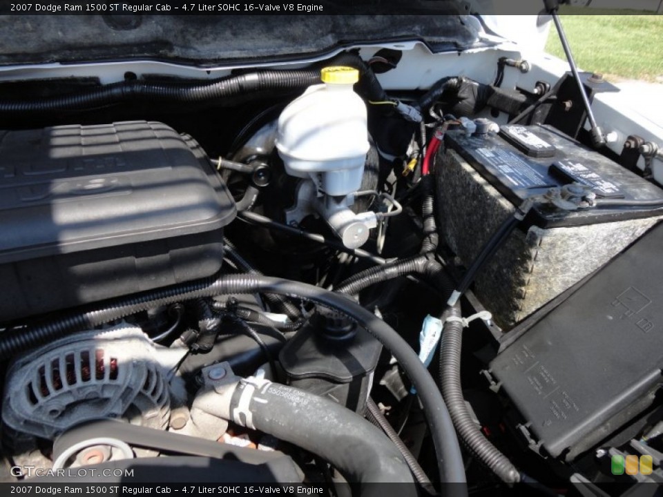 4.7 Liter SOHC 16-Valve V8 Engine for the 2007 Dodge Ram 1500 #54726505