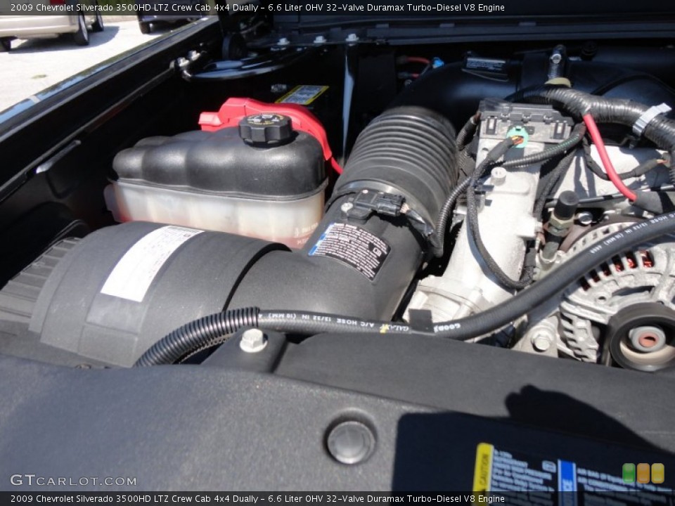 6.6 Liter OHV 32-Valve Duramax Turbo-Diesel V8 Engine for the 2009 Chevrolet Silverado 3500HD #54727474