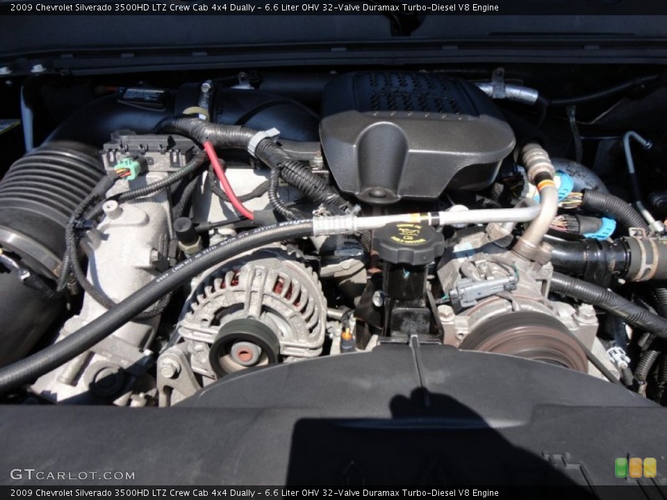 6.6 Liter OHV 32-Valve Duramax Turbo-Diesel V8 Engine for the 2009 Chevrolet Silverado 3500HD #54727480
