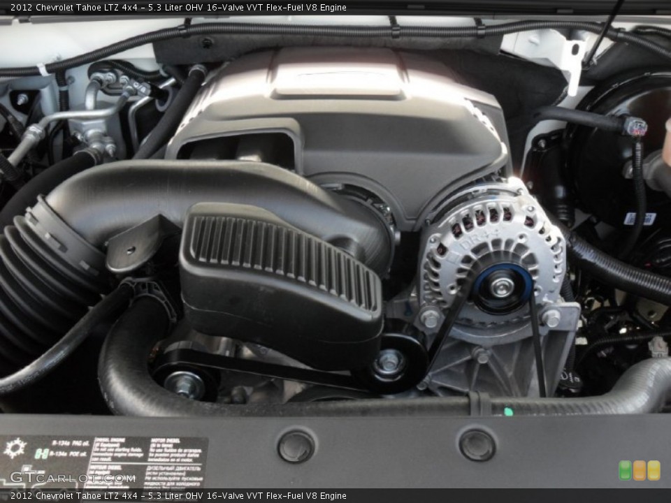 5.3 Liter OHV 16-Valve VVT Flex-Fuel V8 Engine for the 2012 Chevrolet Tahoe #54732206
