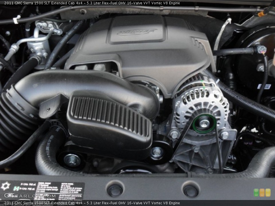 5.3 Liter Flex-Fuel OHV 16-Valve VVT Vortec V8 Engine for the 2011 GMC Sierra 1500 #54733838