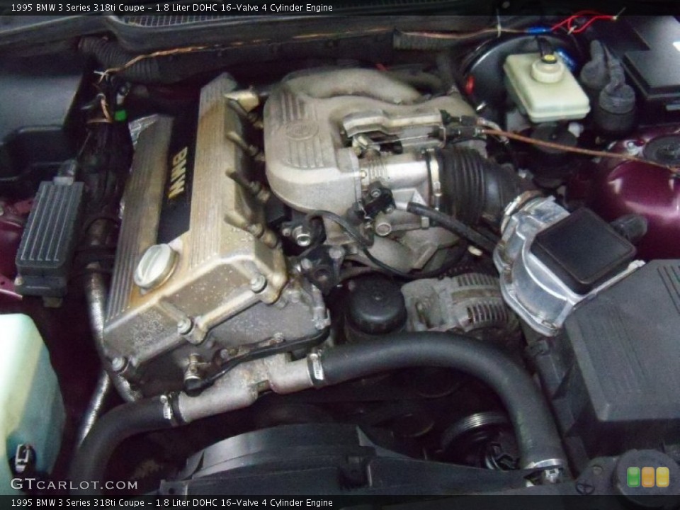 1.8 Liter DOHC 16-Valve 4 Cylinder Engine for the 1995 BMW 3 Series #54735455