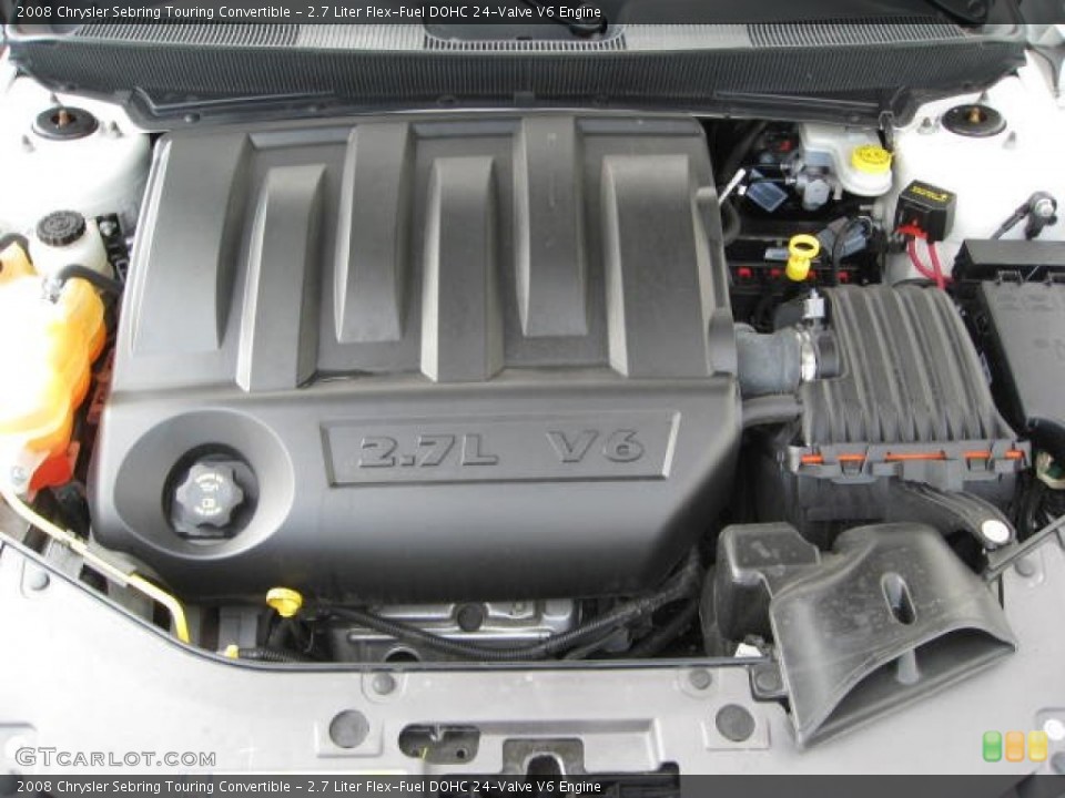 2.7 Liter Flex-Fuel DOHC 24-Valve V6 Engine for the 2008 Chrysler Sebring #54735596