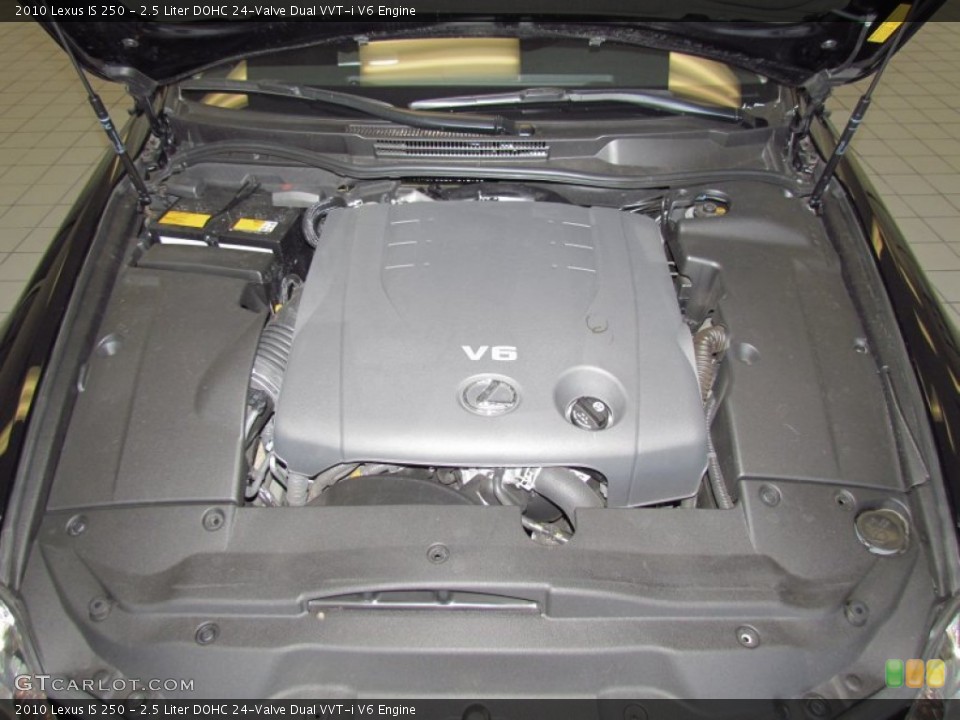 2.5 Liter DOHC 24-Valve Dual VVT-i V6 Engine for the 2010 Lexus IS #54740877