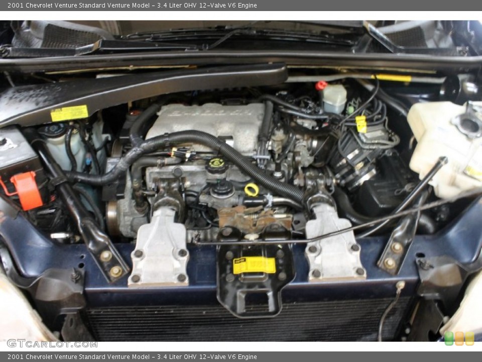 3.4 Liter OHV 12-Valve V6 2001 Chevrolet Venture Engine