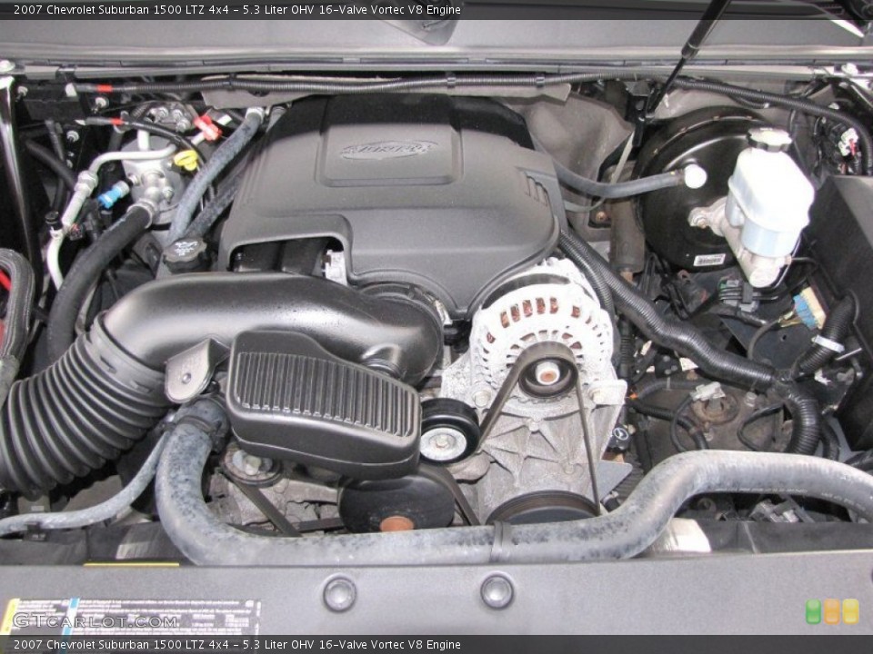 5.3 Liter OHV 16-Valve Vortec V8 Engine for the 2007 Chevrolet Suburban #54747636