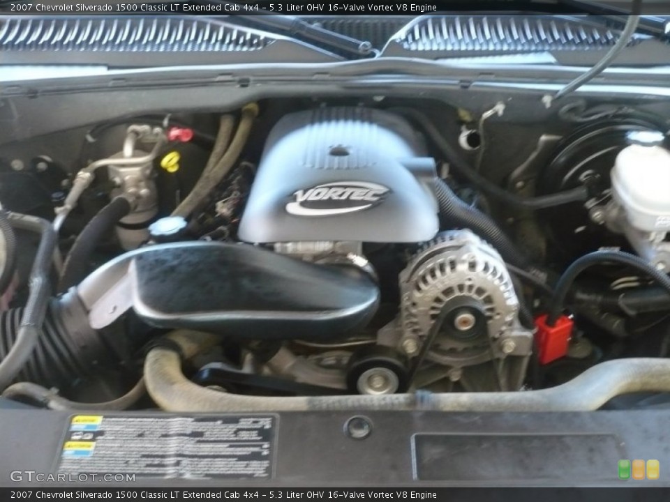 5.3 Liter OHV 16-Valve Vortec V8 Engine for the 2007 Chevrolet Silverado 1500 #54752247