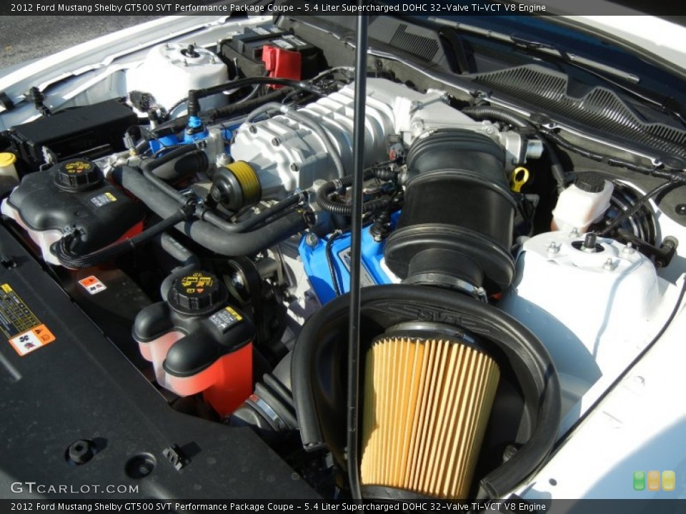 5.4 Liter Supercharged DOHC 32-Valve Ti-VCT V8 Engine for the 2012 Ford Mustang #54757119
