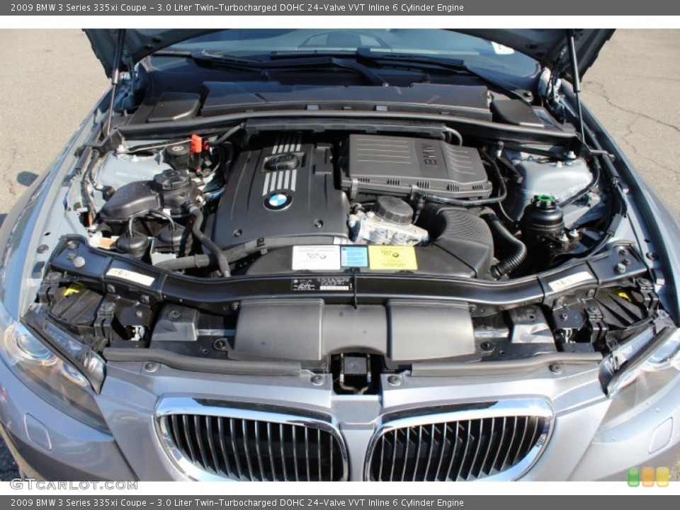 3.0 Liter Twin-Turbocharged DOHC 24-Valve VVT Inline 6 Cylinder Engine for the 2009 BMW 3 Series #54760865