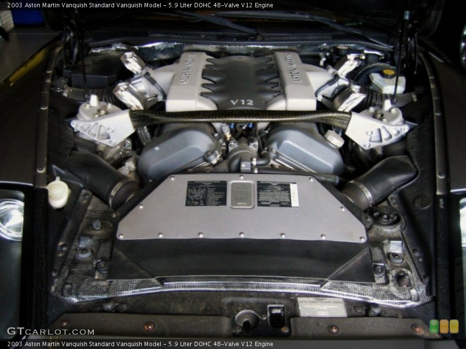 5.9 Liter DOHC 48-Valve V12 Engine for the 2003 Aston Martin Vanquish #54761802