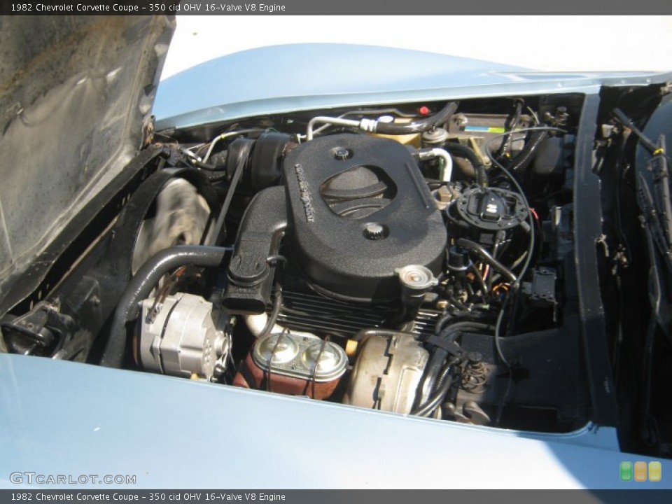 350 cid OHV 16-Valve V8 Engine for the 1982 Chevrolet Corvette #54763092