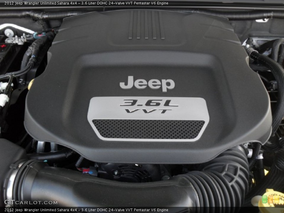 3.6 Liter DOHC 24-Valve VVT Pentastar V6 Engine for the 2012 Jeep Wrangler Unlimited #54764850