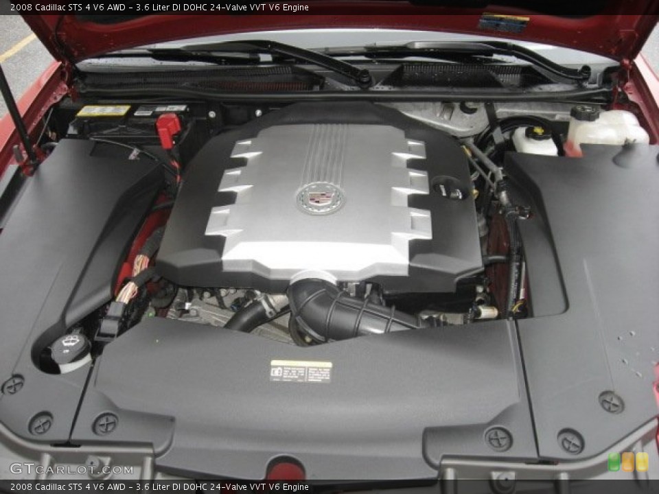 3.6 Liter DI DOHC 24-Valve VVT V6 Engine for the 2008 Cadillac STS #54775698