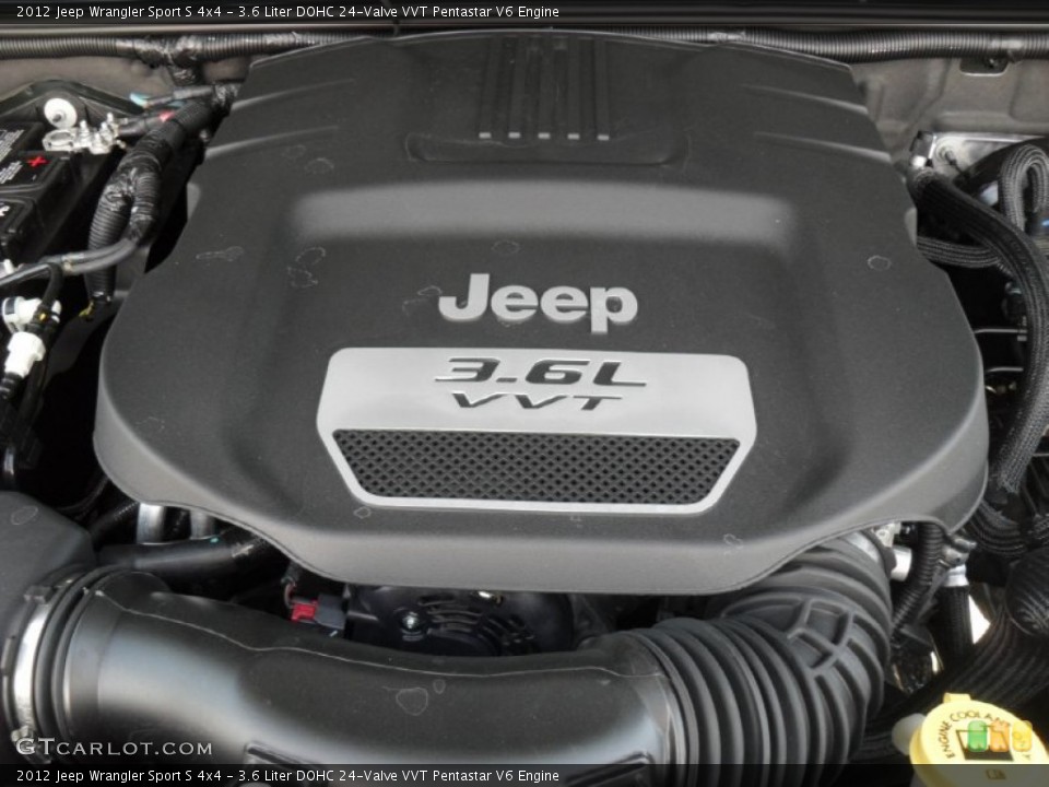 3.6 Liter DOHC 24-Valve VVT Pentastar V6 Engine for the 2012 Jeep Wrangler #54778158