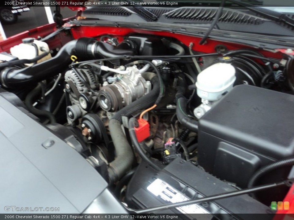 4.3 Liter OHV 12-Valve Vortec V6 Engine for the 2006 Chevrolet Silverado 1500 #54778401