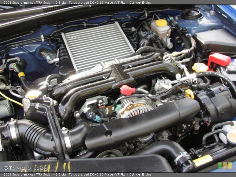2.5 Liter Turbocharged DOHC 16-Valve VVT Flat 4 Cylinder Engine for the 2008 Subaru Impreza #54780363