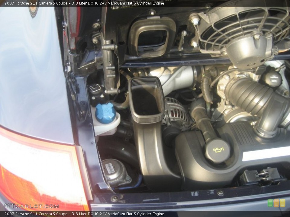 3.8 Liter DOHC 24V VarioCam Flat 6 Cylinder Engine for the 2007 Porsche 911 #54780606