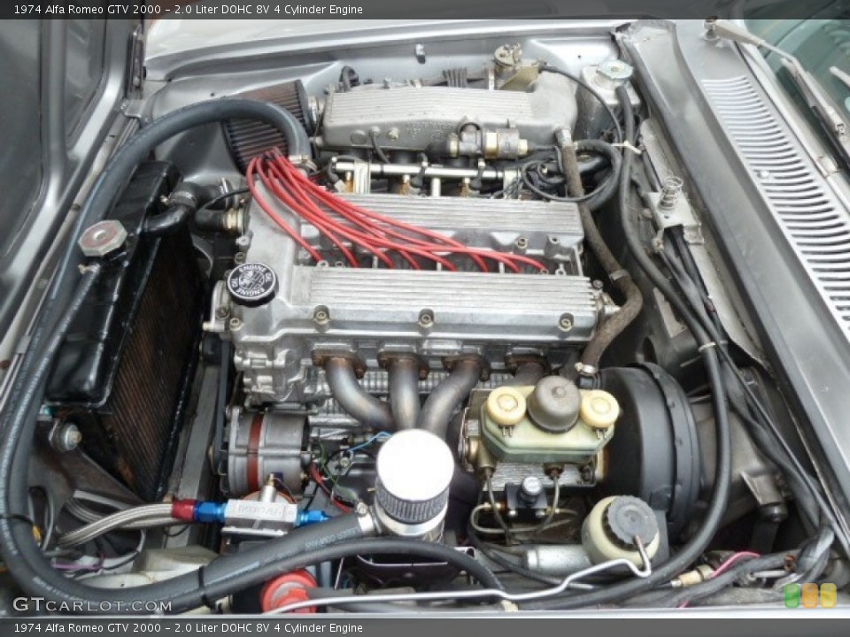 2.0 Liter DOHC 8V 4 Cylinder Engine for the 1974 Alfa Romeo GTV #54782871