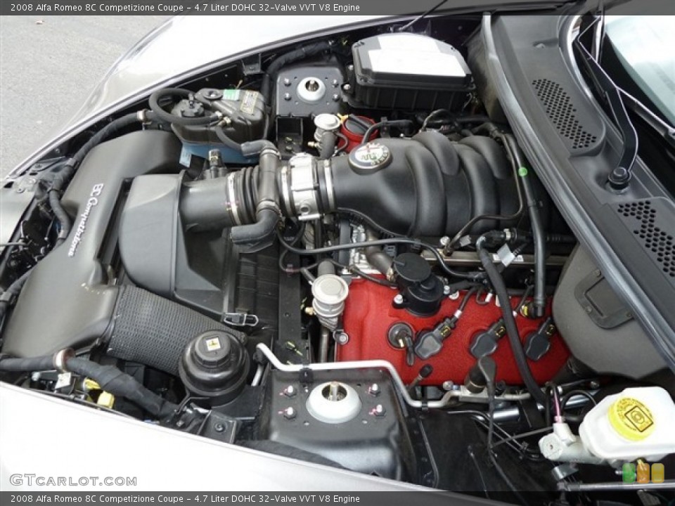 4.7 Liter DOHC 32-Valve VVT V8 Engine for the 2008 Alfa Romeo 8C Competizione #54783219